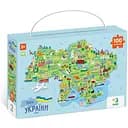Детские пазлы DoDo Toys Карта Украины 300267 100 элементов