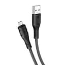 Кабель Hoco Micro USB Nano silicone charging data cable X67 1 м чорний