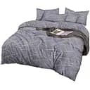 Комплект постільної білизни Novita Бязь, полуторний, сірий (23960)