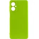 Чехол Silicone Cover Lakshmi Full Camera (A) для Motorola Moto G14 Салатовый / Neon Green