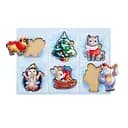 Розвиваючий пазл-вкладиш Новорічний -2 (ПСФ014) PSF014, 6 картинок