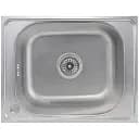 Кухонная мойка Platinum 4050 из нержавеющей стали 0.7 мм квадратная 40x50 см сатин (000000226)