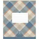 Зошит учнівський Школярик Plaid pattern 018-3345L-2 в лінію 18 аркушів 