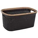 Корзина Violet House Роттанг Coffee, 40 л, коричневый (0774 №4 Роттанг COF б/кр. 40 л)