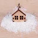 Снег искусственный Novogod'ko перламутровый мелкий 80 г белый (974176)