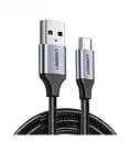 Кабель Ugreen US288 USB - TYPE-C Aluminum Braid 1 м чорний (60126)