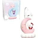 Дитяча настільна лампа Hello Kitty на місяці біла (352E)