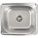 Кухонная мойка Platinum 4842 из нержавеющей стали 0.6 мм прямоугольная 48x42 см сатин (SP000016242)