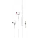 Навушники Hoco M78 El Placer Universal With Microphone дротові білі 311610003