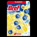 Туалетний блок для унітазу Bref Сила актив Свіжість лимона 150 г (3 шт. х 50 г) (536075)