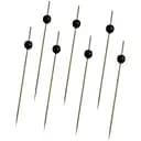 Шпажки для канапе та прикраси страв Чорна перлина 12 см 100 шт.