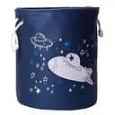 Кошик Yiwu HP-41-15BL для дитячих іграшок текстильний 47 см синій