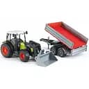 Трактор Bruder Nectis 267 F з навантажувачем та причепом, М1:16 (02112)