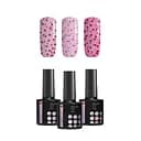 Набор гель-лаков для ногтей с хлопьями Reglance Cupid 7.5 мл x 3 шт.