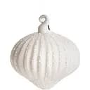 Ялинкова скляна прикраса Amadeus білого кольору (158790)