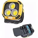 Мощный кемпинговый фонарь W891-1 3COB White+Yellow + 5SMD Red Power Bank 2×18650 Type-C магнит и крючок Желтый