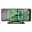Мережевий годинник VST 888H RGB цифровий з дзеркальним LED-екраном