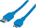 Кабель Ritar Micro Usb 3.0 для жорстких дисків зовнішніх здвоєний широкий 1 метр