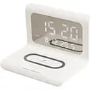 Будильник YatoWoni светодиодный цифровой беспроводная зарядка Qi