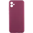 Чохол Silicone Cover Lakshmi Full Camera (AAA) для Samsung Galaxy A04e Бордовий / Plum