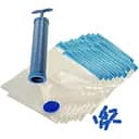 Набір вакуумних пакетів Supretto для зберігання речей з насосом 20 шт. (8+12) (7196)