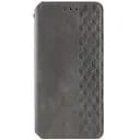 Кожаный чехол-книжка GETMAN Cubic (PU) для Oppo A58 4G Серый