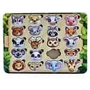 Пазл-сортер Ubumblebees Мордочки PSF084 мордочки животных деревянный