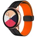 Силіконовий ремінець Classy для Smart Watch 20mm Black / Orange
