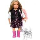 Кукла Lori Гиа с собакой Далматинец 15 см (LO31058Z)