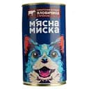 Вологий корм для собак М'ясна миска шматочки в соусі з яловичиною та печінкою 1.24 кг