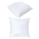 Подушка "White" микрофибра, силиконизированное волокно, молния, 70х70см, белая /1/