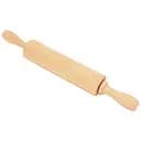 Скалка для теста Mazhura, вращающаяся на металлической оси, 35 см (mz688324)