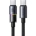 Кабель Mcdodo USB-C to USB-C Cable with 7 Colorful Lights 1,2 м CA-8200 Черный