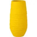 Кашпо J-Line желтого цвета 28х55 см (43011)
