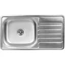 Кухонная мойка Рlatinum 7642 Декор из нержавеющей стали 0.8 мм прямоугольная 76x42 см (SP000000473)