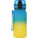 Пляшка для води UZspace Frosted Gradient жовто-блакитна 350 мл (3034)