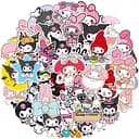 Стікерпак GeekLand Kuromi 50 штук