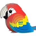 Сборная 3Д модель Eugy Зоопарк Попугай Ара (XEG-023)