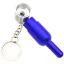 Трубка курильна металева Пілюля HL-195 Silver Blue (15654)