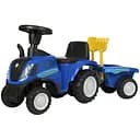Каталка-толокар Bambi Трактор з причепом 658T-4 синій