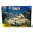 Військовий конструктор Limo Toy для хлопчиків Танк ЗСУ, 1114 деталі (KB 1115)