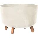 Горшок для цветов Prosperplast Gracia Beton Effect 9.8 л крем (72478-700)