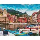 Алмазна мозаїка Ideyka Містечко Італії 40х50 см (AMO7627)