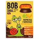 Уцінка. Фруктово-овочевий мармелад Bob Snail Яблуко-Манго-Гарбуз-Чіа в бельгійському молочному шоколаді 54 г