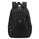 Универсальный городской рюкзак Justpack с ортопедической спинкой 26х42х18 см черный (8853)