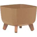 Горшок для цветов Prosperplast Gracia Square Eco Wood бежевый (72584-4665)