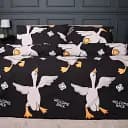 Комплект постельного белья MirSon Ranforce Elite 17-0692 Welcome Back 160x220 см черный (2200010455182)