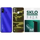Захисна плівка SKLO Back тил Camo для Tecno Camon 17P Коричневий / Army Brown