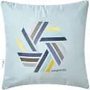 Подушка декоративна Ideia Rain з вишивкою м'ятний 50х50 см (8-32196)