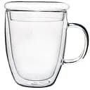 Чашка с двойным стеклом и стеклянной крышкой UFT DG01 450 мл